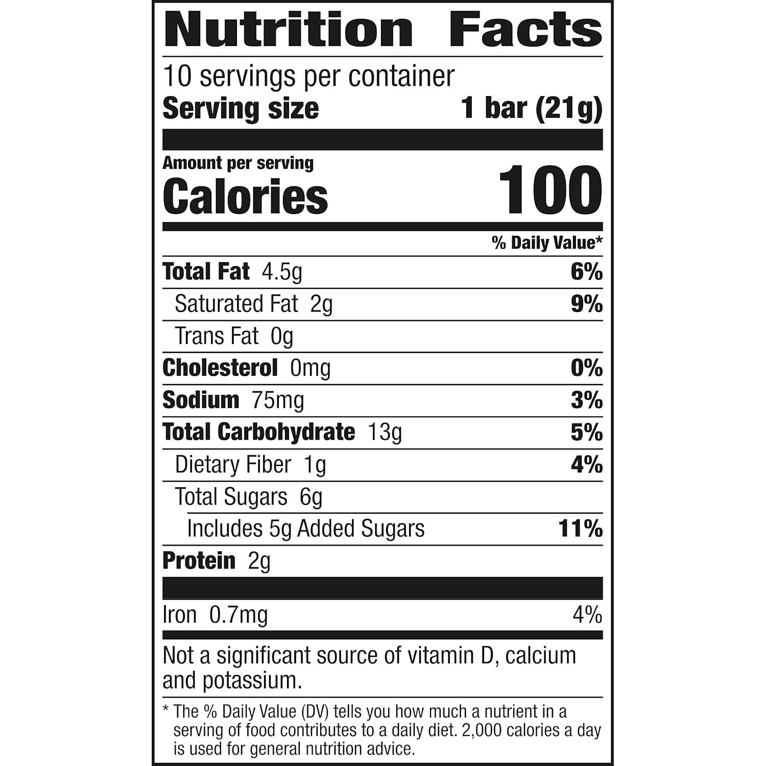 image:imageNature Valley Mini Granola Bars Sweet and Salty Nut Dark Chocolate Peanut Almond 10 Bars 75 OZ Pack of 6Chocolate Peanut Butter