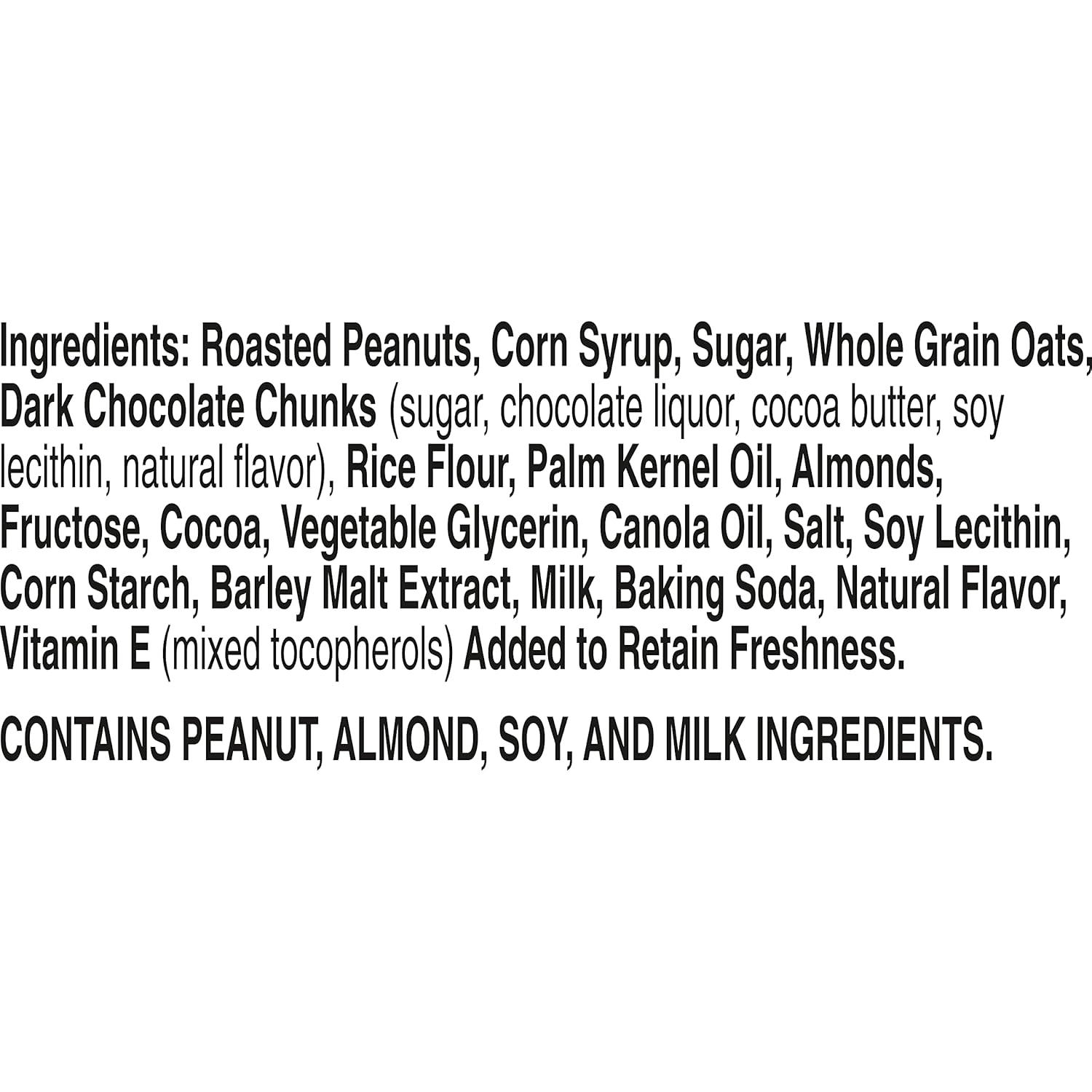 image:imageNature Valley Mini Granola Bars Sweet and Salty Nut Dark Chocolate Peanut Almond 10 Bars 75 OZ Pack of 6Chocolate Peanut Butter