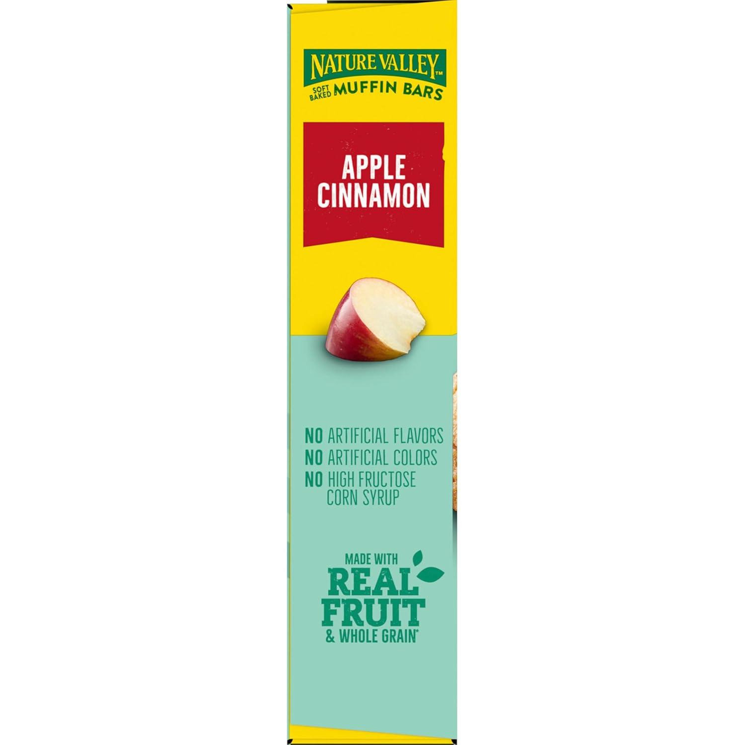 image:imageNature Valley SoftBaked Muffin Bars Blueberry Snack Bars 5 Bars 62 OZApple Cinnamon