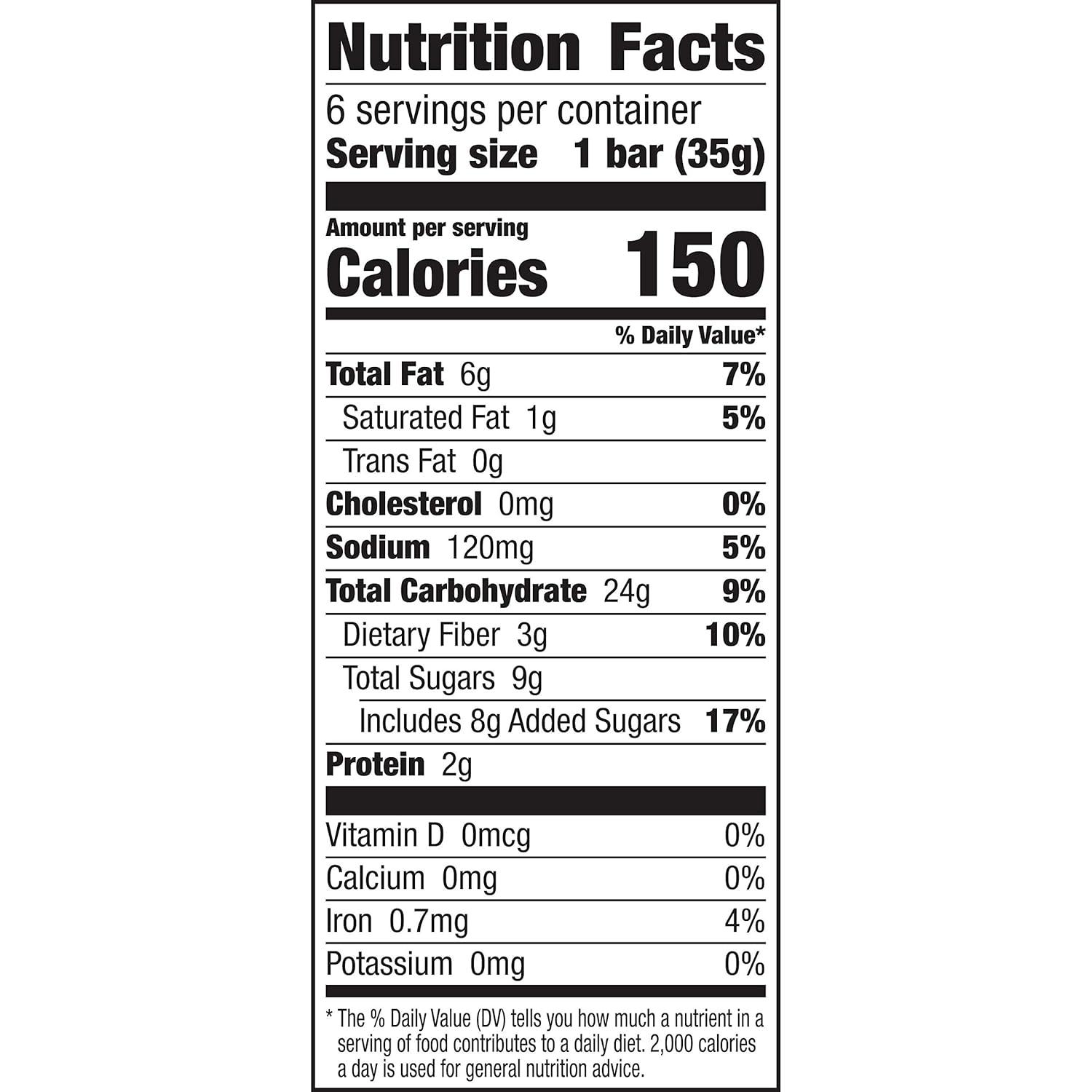 image:imageNature Valley SoftBaked Oatmeal Squares Cinnamon Brown Sugar 6 ct 744 OZCinnamon Brown Sugar