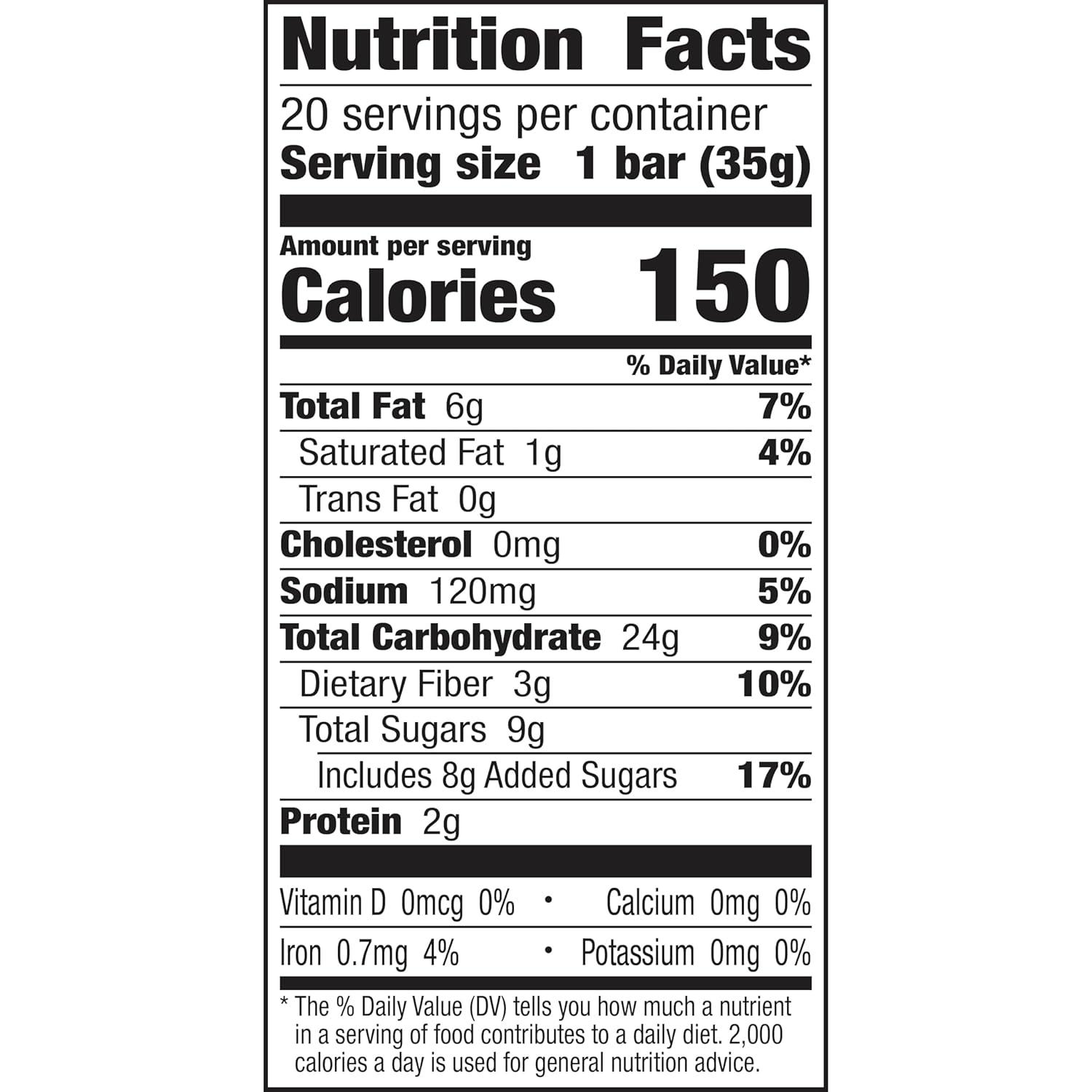 image:imageNature Valley SoftBaked Oatmeal Squares Cinnamon Brown Sugar 6 ct 744 OZCinnamon Brown Sugar