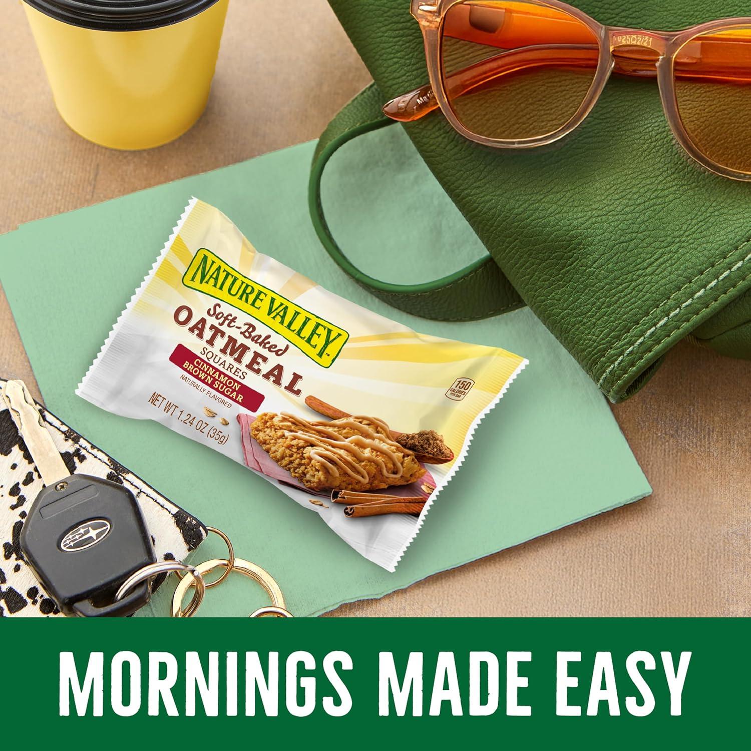 image:imageNature Valley SoftBaked Oatmeal Squares Cinnamon Brown Sugar 6 ct 744 OZCinnamon Brown Sugar