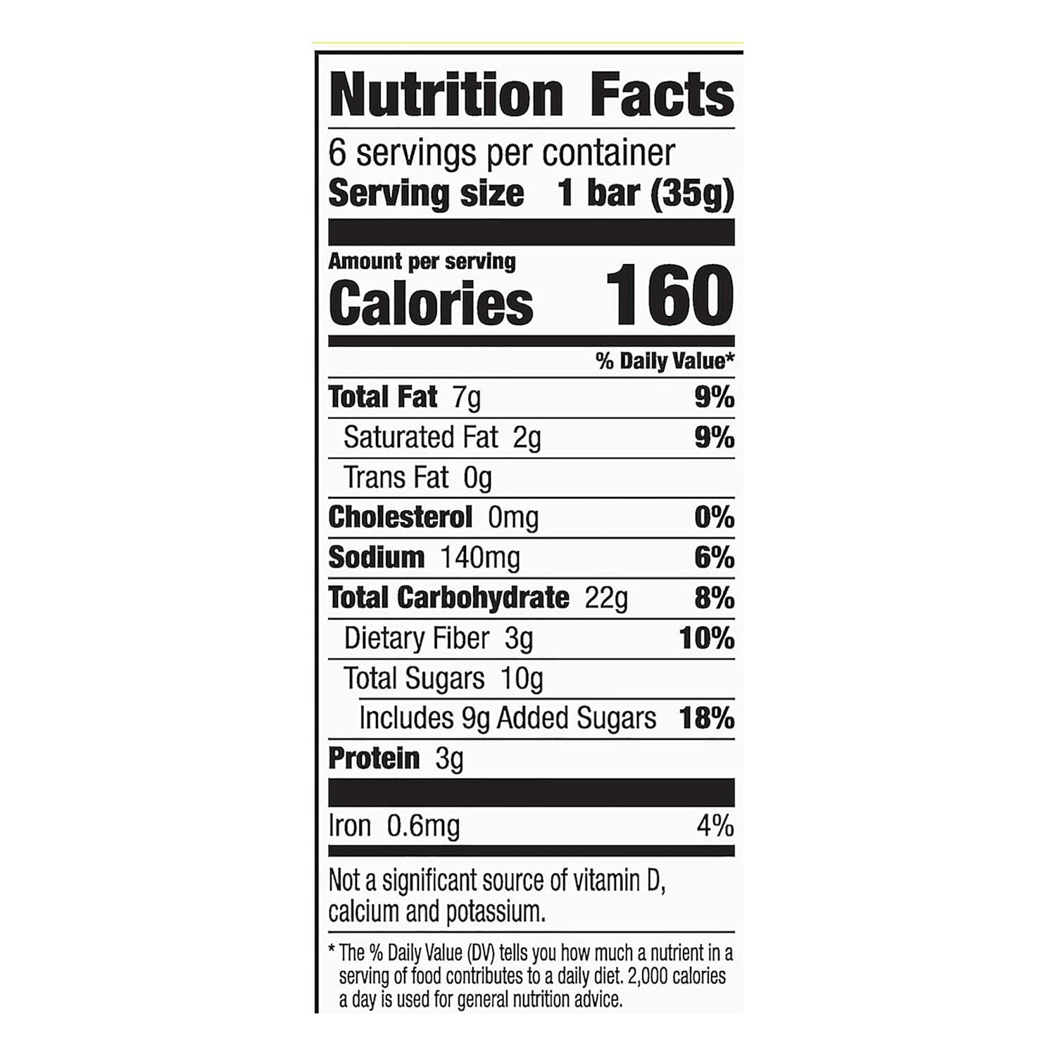 image:imageNature Valley SoftBaked Oatmeal Squares Cinnamon Brown Sugar 6 ct 744 OZPeanut Butter