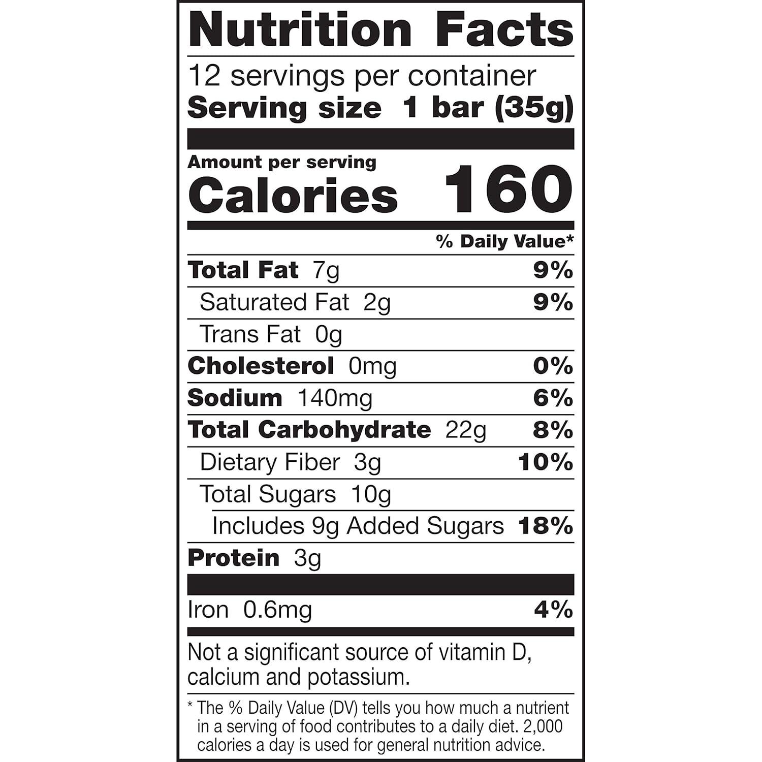 image:imageNature Valley SoftBaked Oatmeal Squares Cinnamon Brown Sugar 6 ct 744 OZPeanut Butter