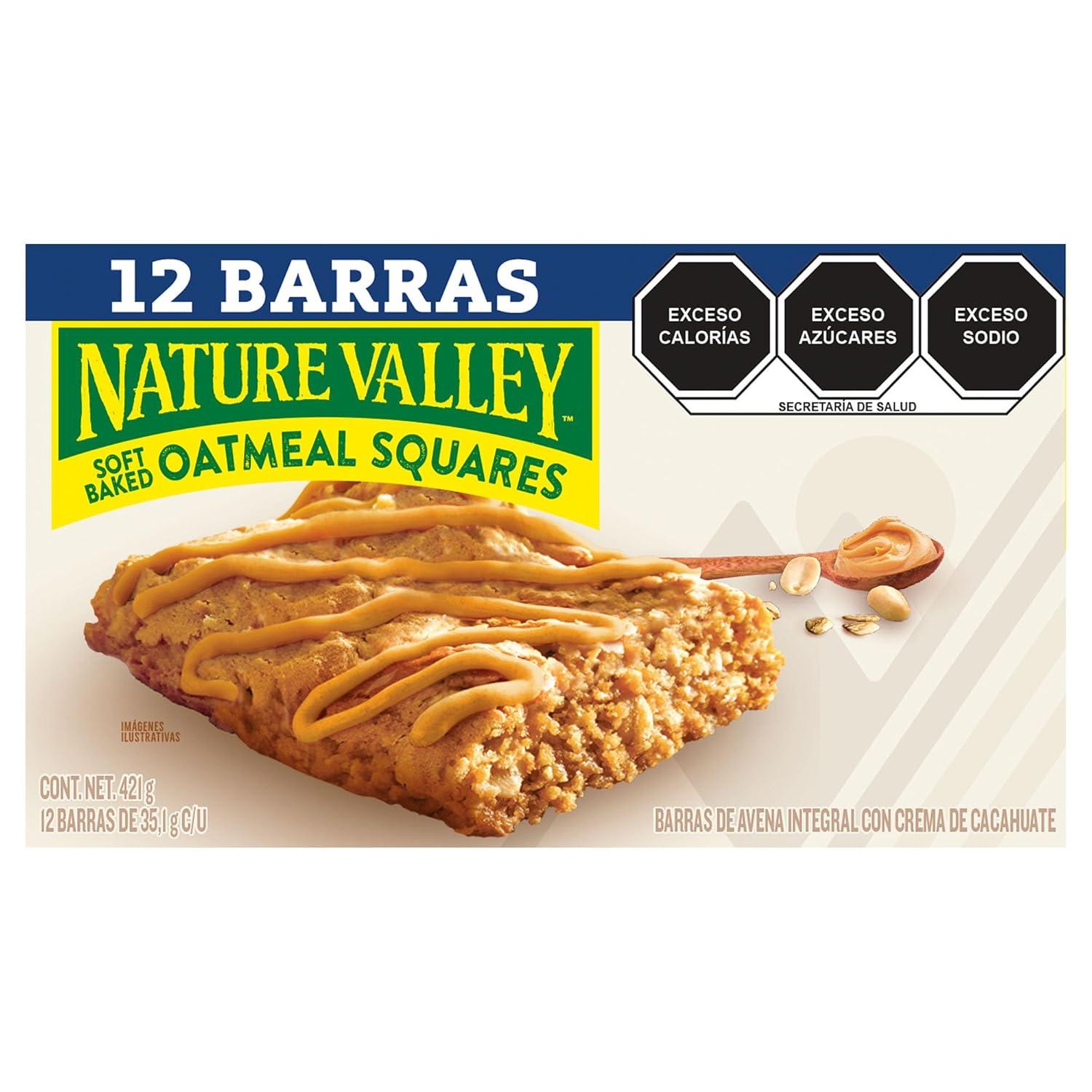 image:imageNature Valley SoftBaked Oatmeal Squares Cinnamon Brown Sugar 6 ct 744 OZPeanut Butter