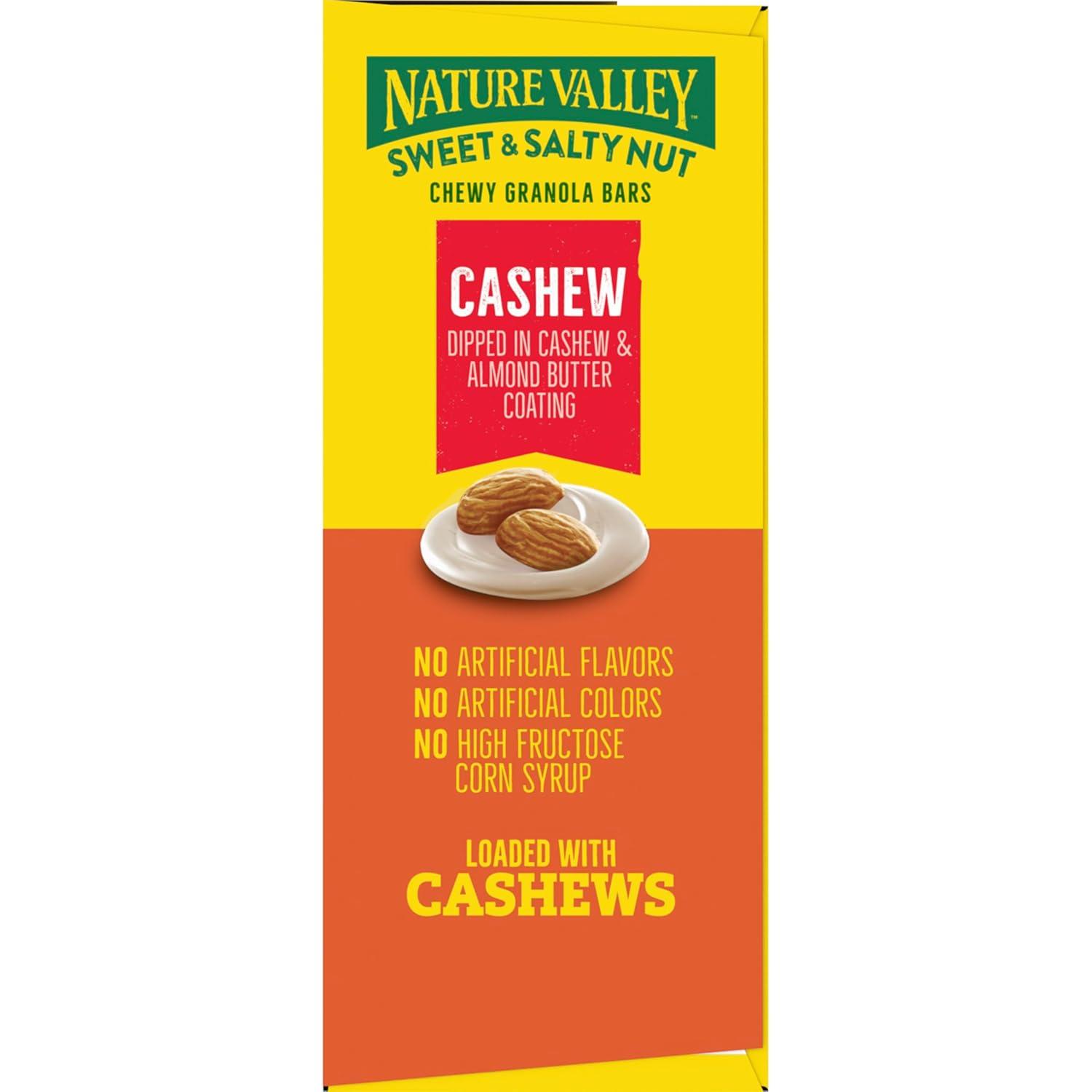 image:imageNature Valley Sweet and Salty Nut Granola Bars Cashew 15 Bars 18 oz