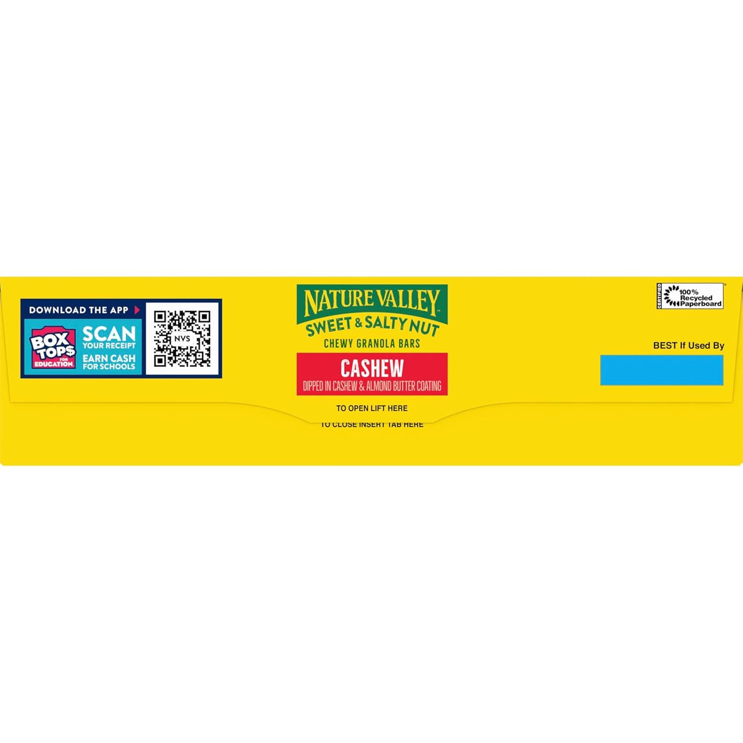 image:imageNature Valley Sweet and Salty Nut Granola Bars Cashew 15 Bars 18 oz