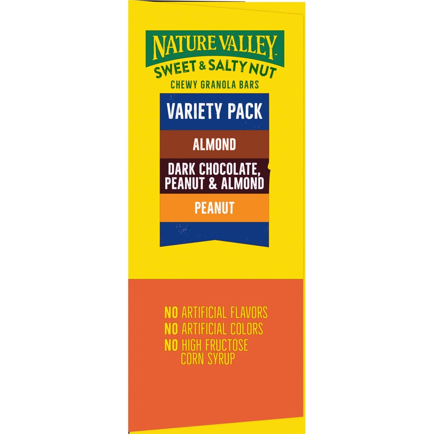 image:imageNature Valley Sweet and Salty Nut Granola Bars Variety Pack 15 Bars 18 ozVariety Pack