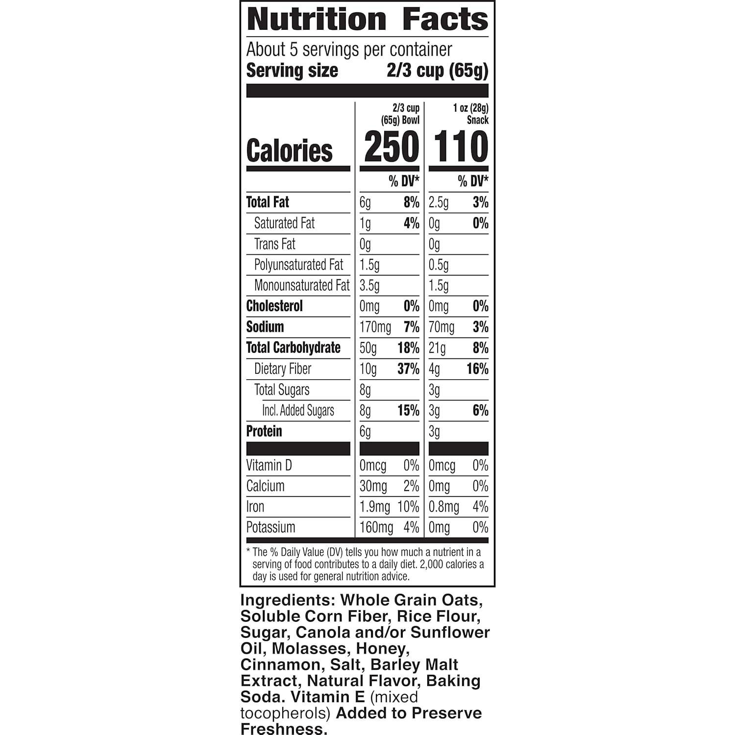 image:imageNature Valley Vanilla Almond Reduced Sugar Granola 11 OZ Bag Pack of 4Cinnamon