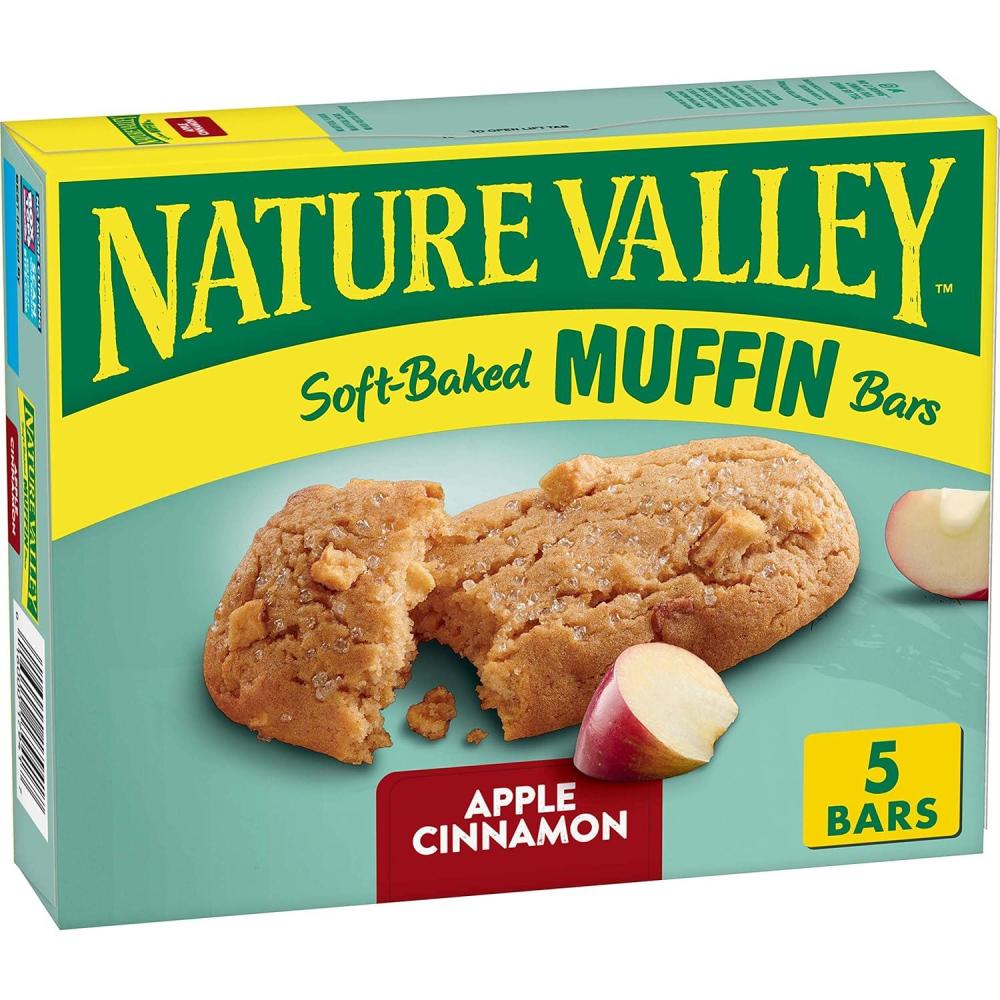 image:imageNature Valley SoftBaked Muffin Bars Apple Cinnamon Snack Bars 5 Bars 62 OZApple Cinnamon