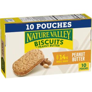 image:imageNature Valley Biscuit Sandwiches Cocoa Almond Butter 5 ct 675 OZ Pack of 12Peanut Butter