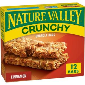 image:imageNature Valley Crunchy Granola Bars Peanut Butter Dark Chocolate 12 Bars 894 OZ Pack of 12Cinnamon