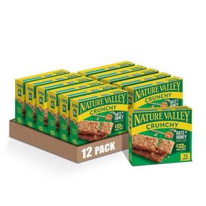 image:imageNature Valley Crunchy Granola Bars Peanut Butter Dark Chocolate 12 Bars 894 OZ Pack of 12Oats n Honey