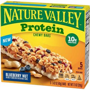 image:imageNature Valley Protein Chewy Snack Bars Coconut Almond 5 Bars 71 ozBlueberry Nut
