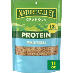 image:imageNature Valley Protein Granola Oats and Honey Granola Resealable Snack Pouch 11 ozFrench Vanilla