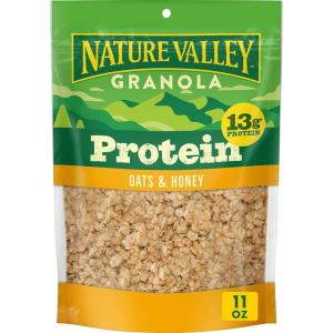 image:imageNature Valley Protein Granola Oats and Honey Granola Resealable Snack Pouch 11 ozOats  Honey