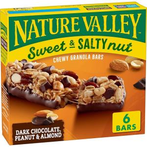 image:imageNature Valley Sweet and Salty Nut Granola Bars Almond 15 Bars 18 ozDark Chocolate Peanut  Almond
