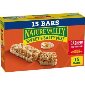 image:imageNature Valley Sweet and Salty Nut Granola Bars Cashew 15 Bars 18 oz