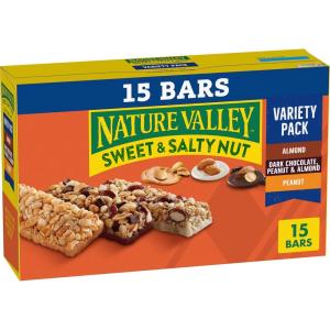image:imageNature Valley Sweet and Salty Nut Granola Bars Variety Pack 15 Bars 18 ozVariety Pack